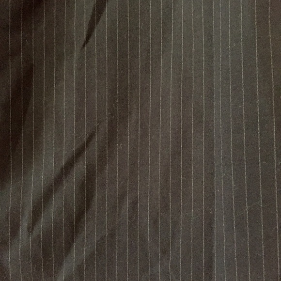 Tharari Black Pin-Stripe Pencil Skirt Size 10 - Picture 5 of 5